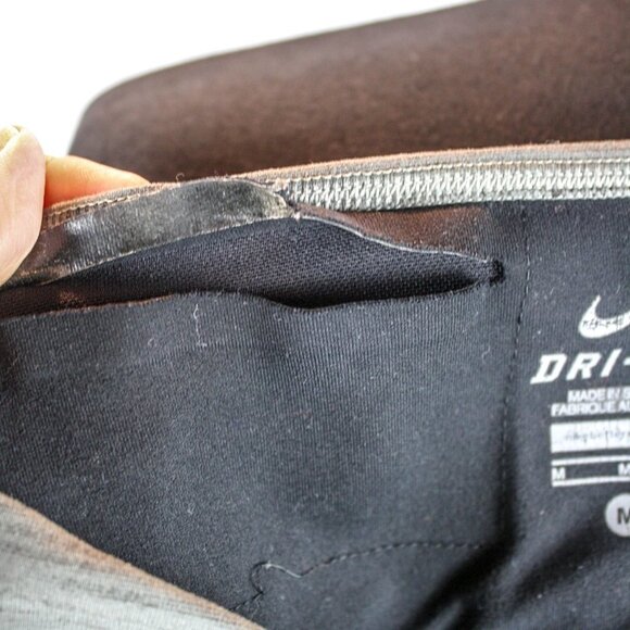 Nike Dri Fit Capri Leggings Gray Size M - Picture 4 of 4